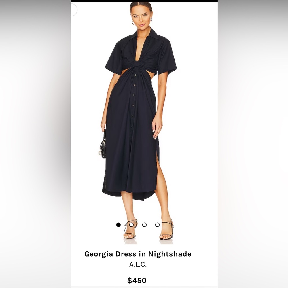 A.L.C. Georgia Dress in Nightshade Brand New